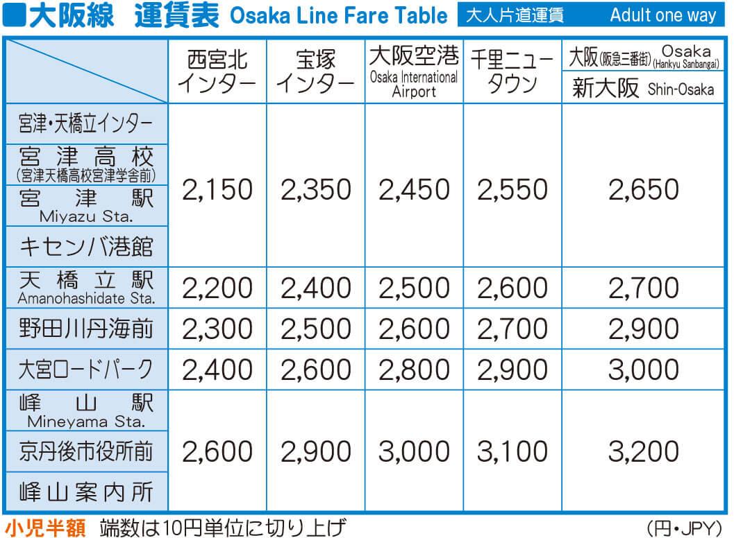 高速バス | 丹後海陸交通株式会社